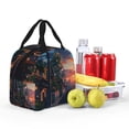 thumbnail image 6 of Lsque Twilight Canal Reflection Pattern Lunch Bag Women/Men Insulated Lunch Box,Small Leakproof Cooler Food Lunch Containers Reusable High Capacity Lunch Tote Bags, 6 of 6