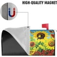 thumbnail image 6 of Sunflowers Mailbox Cover, Yellow Flower Outdoor Magnetic Mail Cover Letter Post Box 18x21 in Mailwrap for Garden Outside Home Decor, 6 of 6