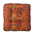 thumbnail image 4 of Cojín de piso grueso de estilo bohemio, cojín de tatami para ventana salediza marroquí vintage, cojín de algodón y lino, 4 of 4