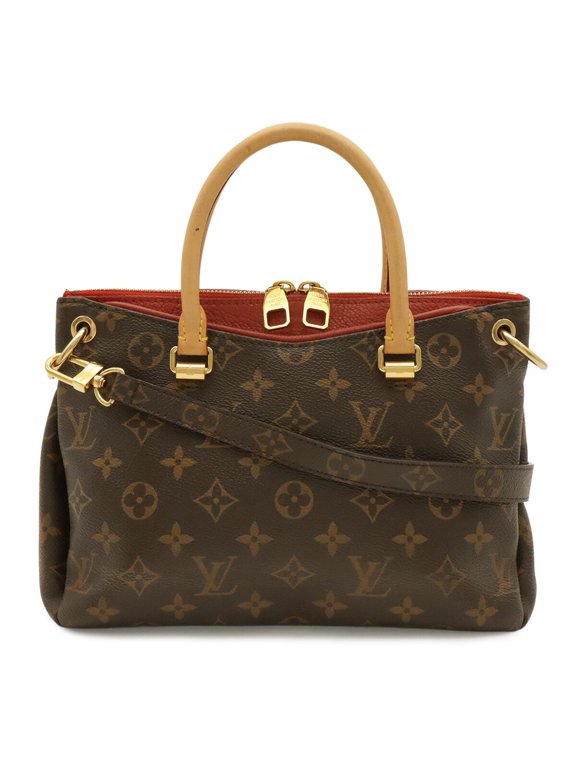 Pre-Owned LOUIS VUITTON Louis Vuitton Monogram Pallas BB Handbag Shoulder Bag Leather Cerise...
