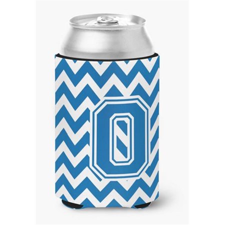 

Letter O Chevron Blue & White Can or Bottle Hugger 0.25 x 4 x 5.5 in.