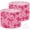 Color 2, variant on Drum Lamp Shades Set of 2 Elegant Pink Bows Sketch cream Seamless Sketch 13"x13"x10" Large Lampshades for Table Lamps Floor Lamps Replacement Linen Lamp Shade Easy Assembly