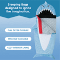thumbnail image 2 of Bixbee Blue Shark Sleeping Bag, 2 of 7