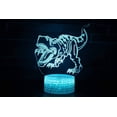 thumbnail image 6 of 3D LED Desk Table Lamp Night Light RC Remote 7 Color Change Touch Art Home Child Bedroom Sleeping Decor Holiday (Animal Dragon), 6 of 9