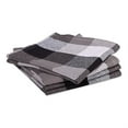 thumbnail image 2 of Design Imports DII Torchon Tri Couleur Noir (Lot de 4), 2 of 4