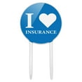 thumbnail image 1 of Acrylic I Love Insurance Cake Topper Party Decoration for Wedding Anniversary Birthday Graduation, 1 of 6