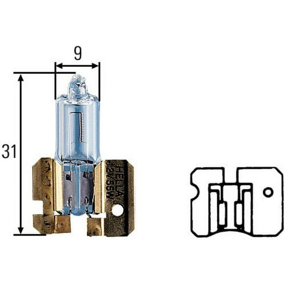 HELLA H2 12V/55W Halogen Bulb