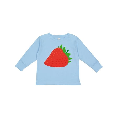 

Inktastic Strawberry Fruit Gift Toddler Boy or Toddler Girl Long Sleeve T-Shirt