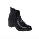 thumbnail image 2 of Botines Mujer Negros Charol Con Texturas Tacón Ancho Casual negro 26 Capa De Ozono 020D1F, 2 of 6