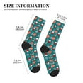 thumbnail image 3 of Vsdgher Medical Elements Unisex Crew Socks Lightweight Breathable Ventilation Ankle Socks, Mid-calf socks for Daily, 3 of 7