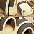 thumbnail image 4 of Indoor Pet Bed House for Cats & Small Dogs - Self-Warming Faux Shag, Removable Washable Cover, Raised Rim for Security & Neck Support, 4 of 8