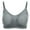 Grey, variant on Vividxx Women Bra Wireless Maternity Seamless Front Buckle Breastfeeding Bra With Pads Plus Size Cozy Mother-to-be Bralette