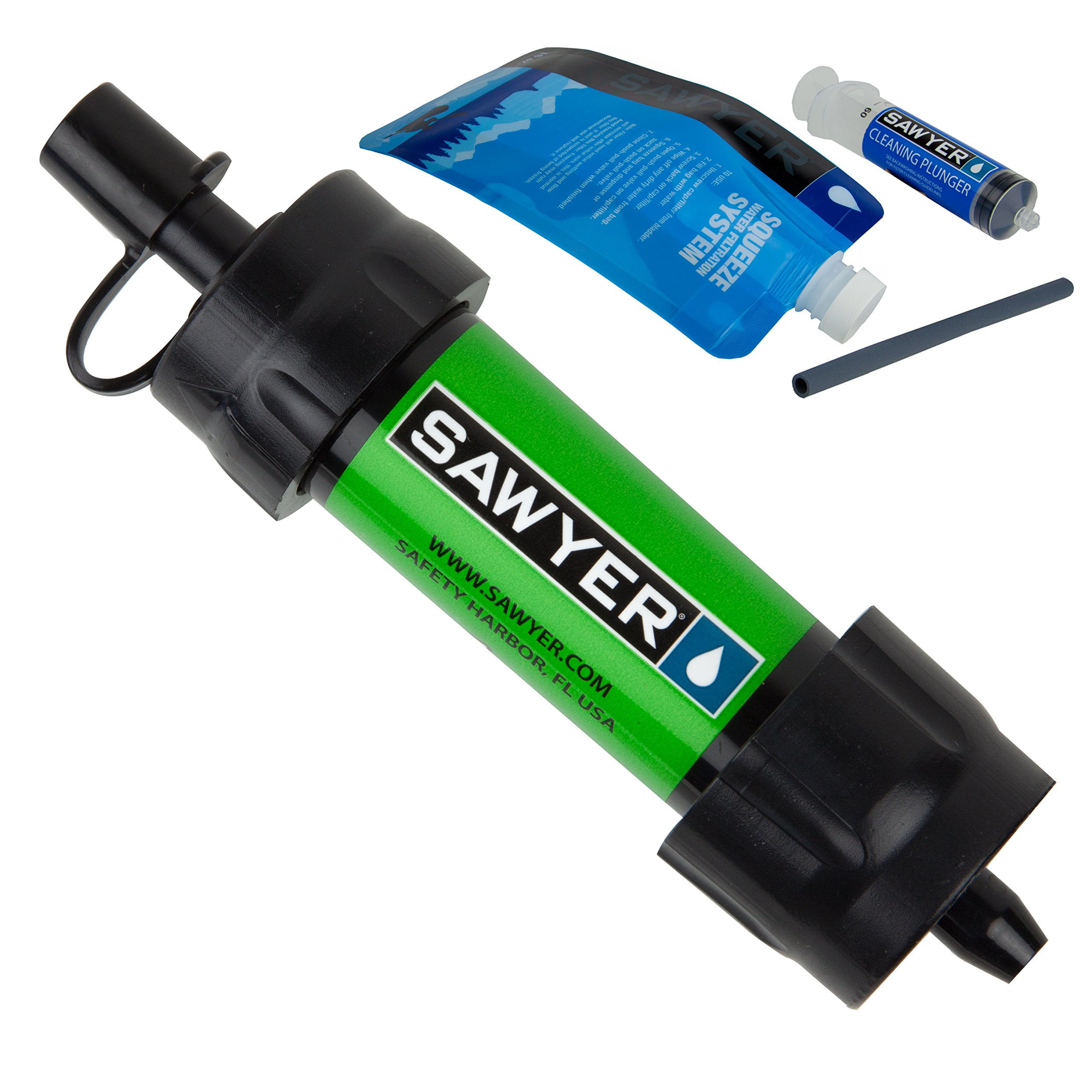 Sawyer MINI Portable Water Filter Survival Purifier Green Filtration System new