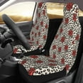 thumbnail image 3 of Fotbe Leopard Print Rose Pattern Automotive Seat Covers for Cars Trucks and SUVs – Car Seat Covers for Front Seats,Protective Seat Covers,Vehicle Seat Covers, Set of 2, 3 of 9