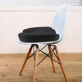 thumbnail image 4 of Cojín de asiento ortopédico para el coxis, fabricado con modelos de malla de espuma viscoelástica optimizada (negro), 4 of 5