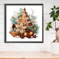 thumbnail image 3 of Pintura de diamante 5D DIY Taladro parcial con forma especial Torre de galletas de Navidad 30x30cm Hugtrwg Para estrenar, 3 of 9