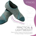 thumbnail image 4 of FITKICKS Live Well Active Footwear Foldable Water Shoes, Heathered Teal (Women's), 4 of 7