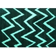thumbnail image 1 of Ahgly Company Machine Washable Indoor Rectangle Abstract Turquoise Blue Contemporary Area Rugs, 5' x 7', 1 of 4