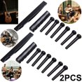 thumbnail image 4 of Kuymtek Cordal Acústico 6 Cuerdas 3 Colores Pasadores Guitarra Sillín (negro) 2 Uds., 4 of 6