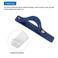 thumbnail image 3 of Uxcell 2 Pcs Soporte de dedo para teléfono, soporte de silicona para teléfono para la mayoría de los smartphones de color azul oscuro, 3 of 7