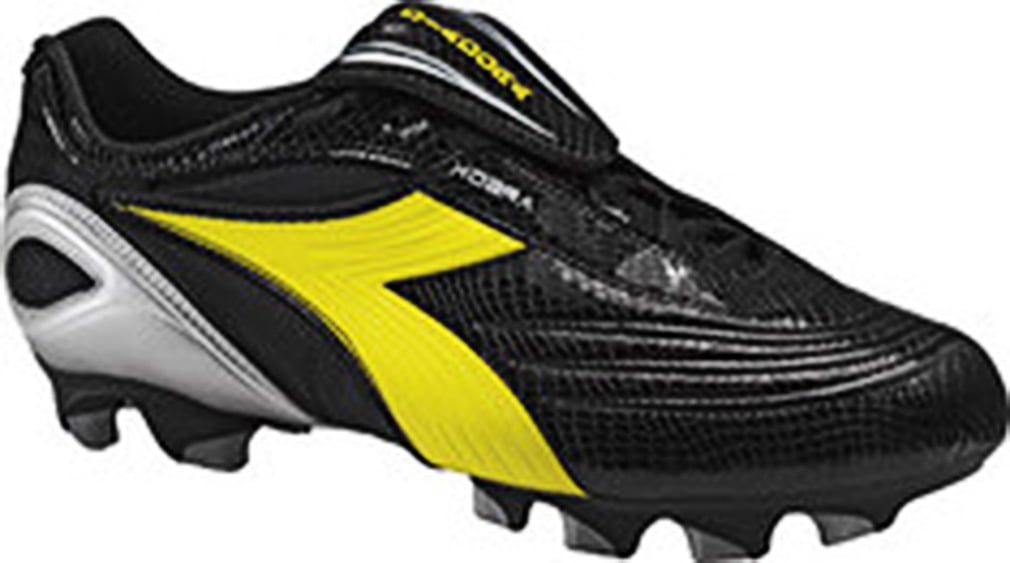 Diadora Men's Kobra LT BX 14 Soccer Cleats Black Leather 8.5 M