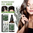 thumbnail image 4 of Aceite de romero para el cabello y el cuero cabelludo: aceite capilar contra la caída del cabello para estimular el crecimiento del cabello con aceite de ricino 50 ml Fg, 4 of 5