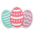 thumbnail image 1 of Easter Rabbit Bunny Eggshell Shaped Bunny Rug 27''X20'' Non Washable Welcome Door Mat Cute Spring Doormats For Indoor Outdoor Entrance Imitation Cashmeree Home Bathroom Stone Throw Blanket Blanket, 1 of 6