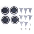 thumbnail image 1 of Luz LED Solar para césped, 4 Uds., 4 colores, decoración de paisaje, para jardín, playa, fiesta, hogar, 1 of 5