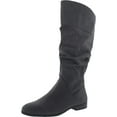 thumbnail image 2 of Style & Co. Womens Kelimae Faux Leather Wide Calf Knee-High Boots, 2 of 4