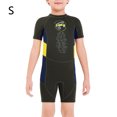 thumbnail image 2 of Boys Titsuits Traje de buceo de una pieza Secado rápido Neopreno Traje de Neopreno Traje de baño para niños Buceo Snorkeling Surfing Natación Gray S 2.5mm sidaley OD003681-01, 2 of 7