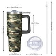 thumbnail image 3 of 40 oz Camouflage Tumbler with Handle Flip Straw Lid Travel 40oz Camouflage Travel Must Haves Tumblers Lids Straws Vacuum Insulated Leak Proof Stainless Steel Cup Mug Unisex Gifts, 3 of 5