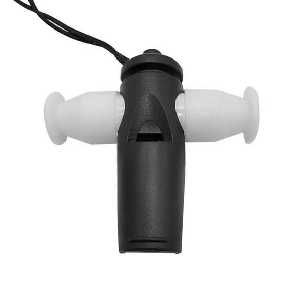 Plastic Percussion Samba Whistle with 3 Tones for Adults and Children