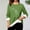 003 Green, variant on Womens Sherpa Fleece Lined Pullover Winter Warm Crew Neck Sweatshirt Cute Shark Plus Size Tops