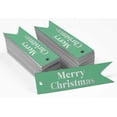 thumbnail image 2 of Inkdotpot Silver Foil Paper Hang Tags Merry Christmas Favor Tags 100 Pieces, 2 of 6