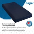 thumbnail image 6 of Kogler Premium 6-Inch Thick High-Density Foam Semi-Truck & RV Mattress with Gel-Infused Memory Foam - Luxury Comfort on The Road, 32X80, Navy, 6 of 8
