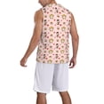 thumbnail image 2 of Naloa Halloween Gnomes Basketball Jersey Reversible Men's Mesh Athletic Sports Shirts Training Practice S-4XL4X-Large, 2 of 6