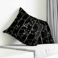 thumbnail image 3 of Sparrow Pillow Covers 20x20 Inch Decorative Throw Pillow Cover, Spring Birds on The Branches Vintage Country Black Sofa Pillowcases Accent Cushion Case Home Decor Bedroom Living Room, 3 of 6