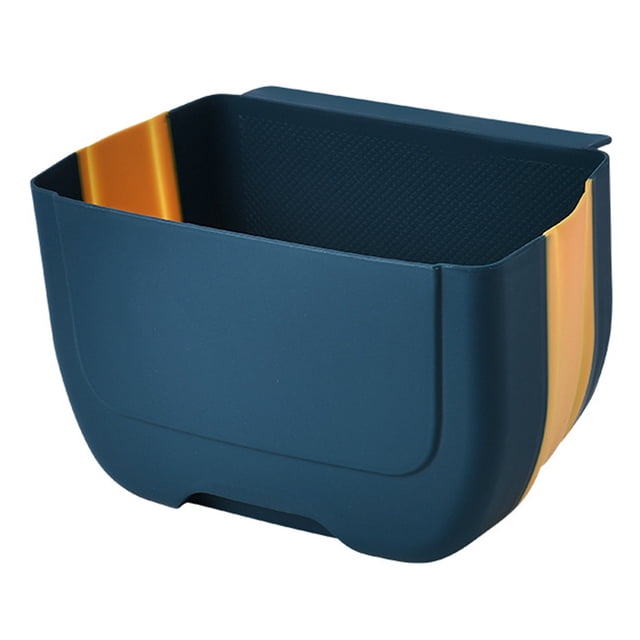 unbranded Bote De Basura Colgante Azul Para Cocina Montaje En Pared Práctico Y Espacioso