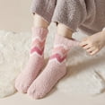 thumbnail image 4 of Tittly Socks for Women Slouch Socks Womens Winter Socks Autumn And Winter Mid Tube Socks Coral Thickened Warm Stockings Cotton Socks Cute Socks F One Size, 4 of 4