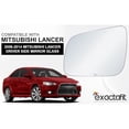 thumbnail image 3 of exactafit 8132L Driver Side Mirror Glass Replacement Fits 2008-2014 Mitsubishi Lancer Left Hand 3m Adhesives, 3 of 7