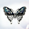 thumbnail image 2 of EeaseCA Animal Rhinestone Brooches Scarf Accessories Shaped Pin Metal Badge Shell and Brooches for Women, 2 of 7