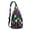Black-31, variant on 4-Pockets Cross Body Bags for Woman Men,Cute Sea Life Sling Bag Chest Bag with Adjustable Strap Women's Crossbody Bags for Outdoors Hiking Traveling
