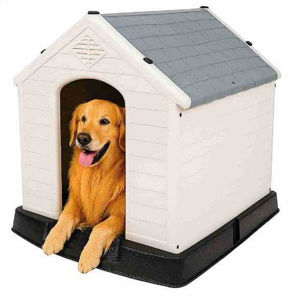 Casa Para Perro Mediana Poli Pets Berlín Color gris