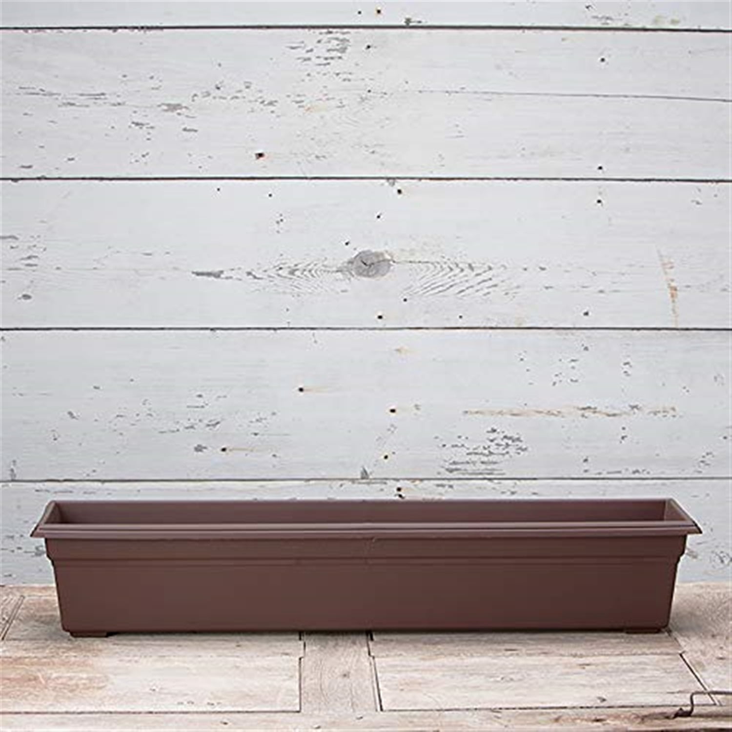 Root & Vessel Countryside Flower Box, Brown, 36"