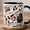 Black, variant on Makeup Artist Mug 2D Printed 3D Effect Personalized MUA Gift with Makeup Brushes