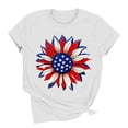 thumbnail image 7 of Patriotic Shirts for Women American Flag Shirt 4th of July Tshirt Graphic Tees Casual Short Sleeve Tee Top, 7 of 7