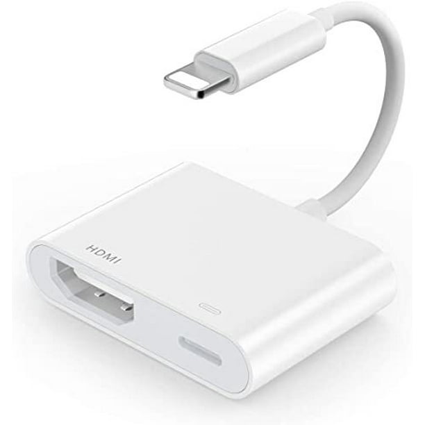 Lightning to HDMI Adapter [Apple MFi Certified], No Power Needed 1080P