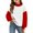 AR20_Red, variant on Resicozy Girls Mock Neck Sweatshirt Oversized Fleece Lined Fashion Solid Color Pullover Tops 2026 2-13 Years Beige 140