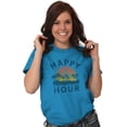 thumbnail image 3 of Happy Hour Beach Vacay Vibes Drinking Men's Graphic T Shirt Tees Brisco Brands 2X, 3 of 6