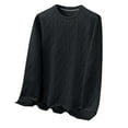 thumbnail image 3 of Styesk Mens Shirts Man Leisure Solid Color Round Neck Weave Long Sleeves Bottom Layer Shirt, 3 of 3